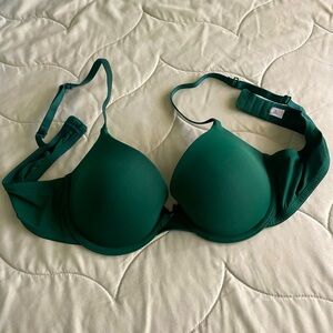 Lightly Lined Demi Bra Pine Green